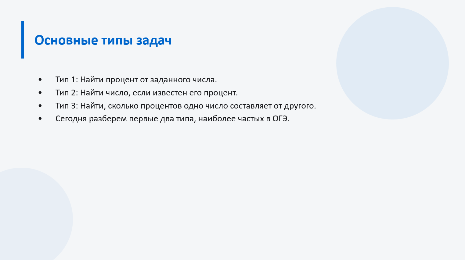 Подготовка к ОГЭ: задачи на проценты - слайд 3